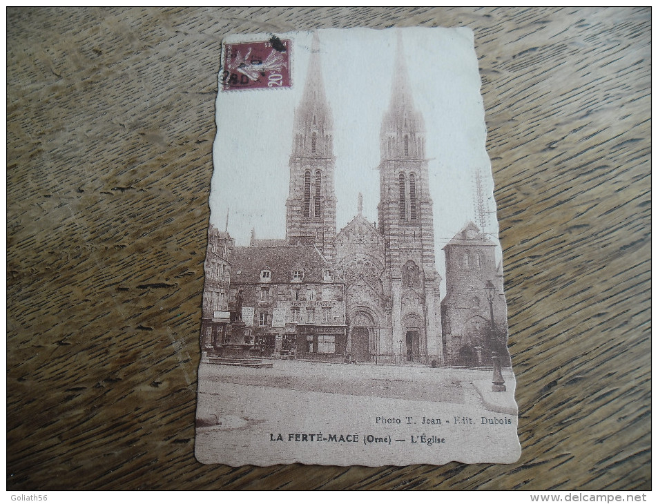 CPA De La Ferté Macé - L´église - Daté 1926 - La Ferte Mace