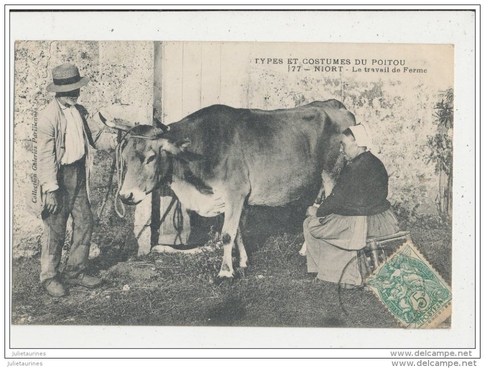 79 NIORT LE TRAVAIL DE FERME TYPES ET COUTUMES DU POITOU - Niort