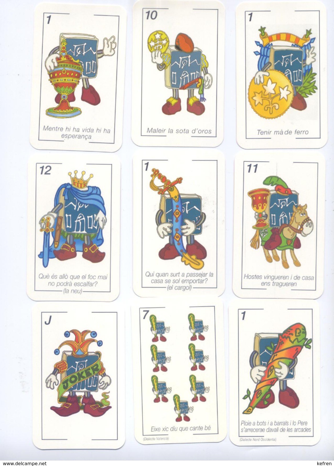 Playing Cards (classic) - BARAJA ESPAÑOLA, PLAYING CARDS DECK, DE WENCESLAO  GUARRO DEL AÑO 1895