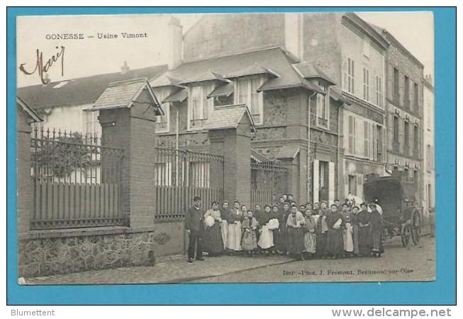 CPA - Sortie Des Ouvriers De L'Usine Vimont GONESSE 95 - Gonesse