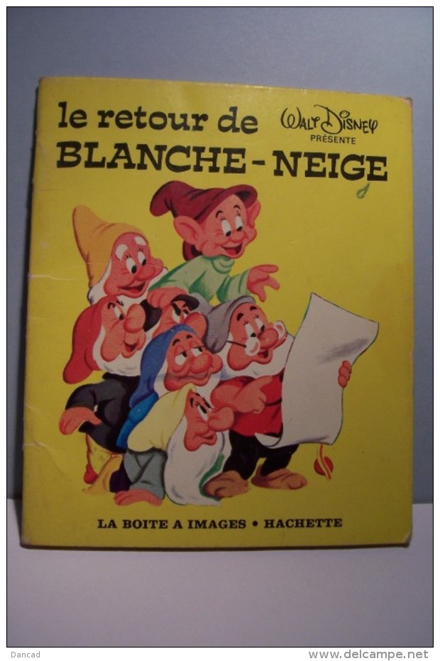 LE RETOUR DE  BLANCHE-NEIGE   --WALT  DISNEY - Disney