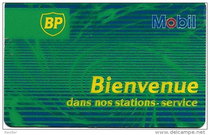 @+ CARTE FIDELITE " BP / Mobil  - BIENVENUE" - Lavage Auto