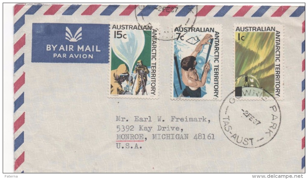 3082  Carta  Aérea Australia  Gowrie Park Tasmania -aust  1967 - Briefe U. Dokumente