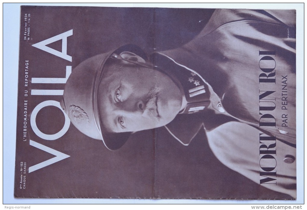 Revues VOILA N°153 Du 24  Février 1934 - 1900 - 1949