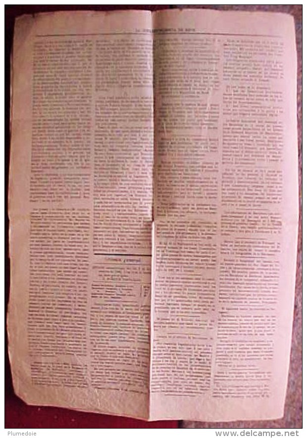 Rare JOURNAL ESPAGNOL LA CORRESPONDENCIA DE REUS , Domingo 4 de Noviembre 1888  DIARO POLITICO prix fixe