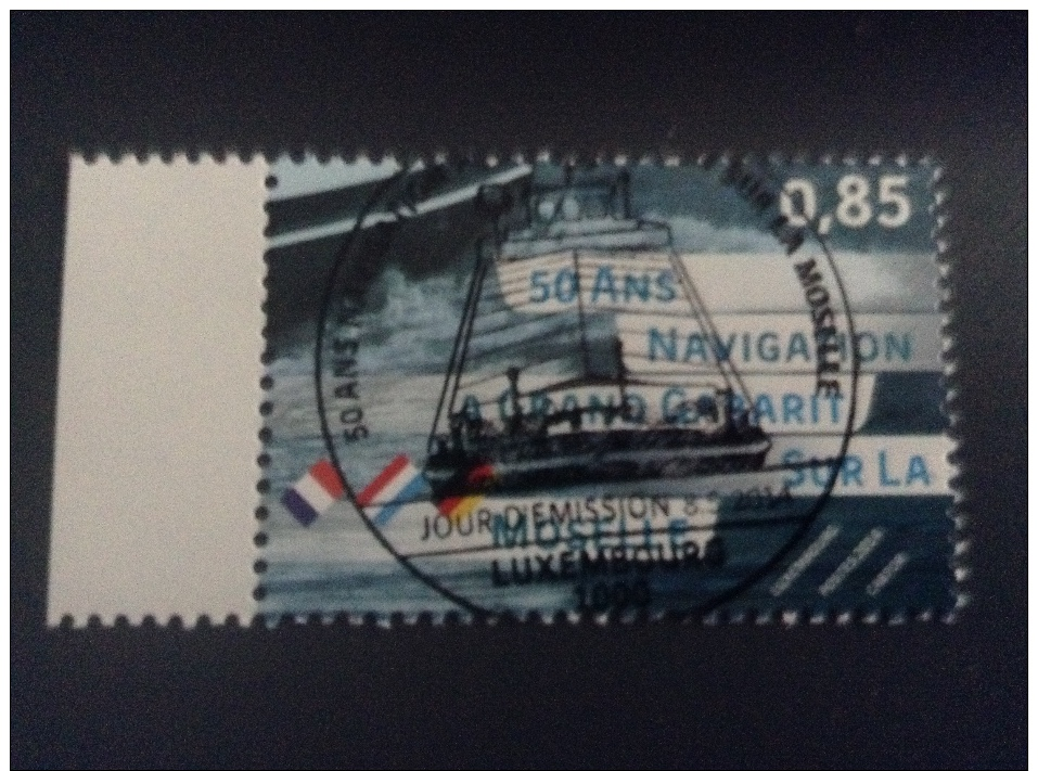 LUXEMBURG LUXEMBOURG 2014 &#10070; 50 Jahre Schifffahrt Mosel - 50 Ans Navigation Grand Gabarit &#10070; MI 2004 - Used Stamps