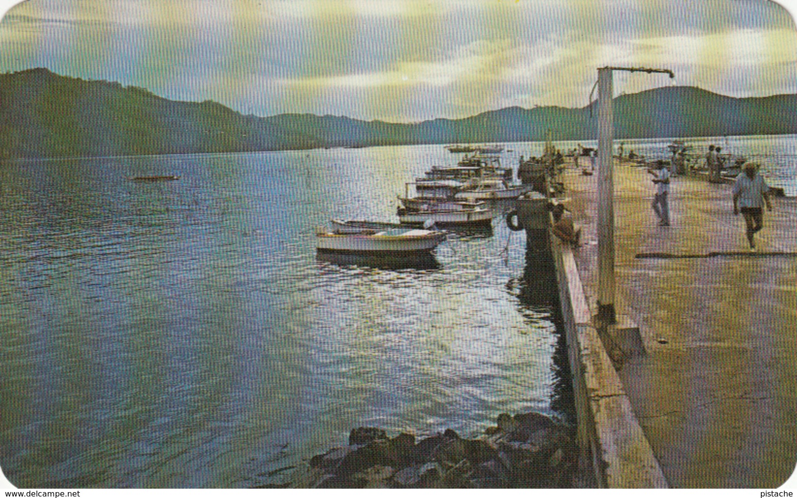 Mexico Zihuatanejo Guerrero - Amanecer - Quai Wharf - Mailed To Magog Québec - Stamp & Postmark - 2 Scans - Mexico