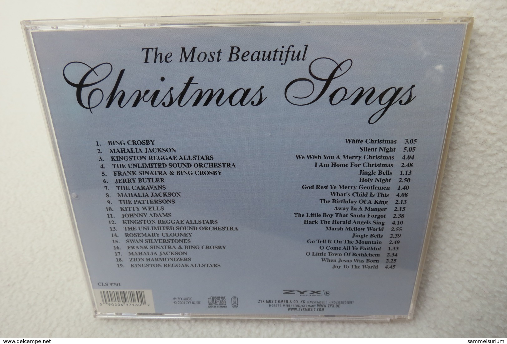 CD "The Most Beautiful ChristmasvSongs" - Chants De Noel