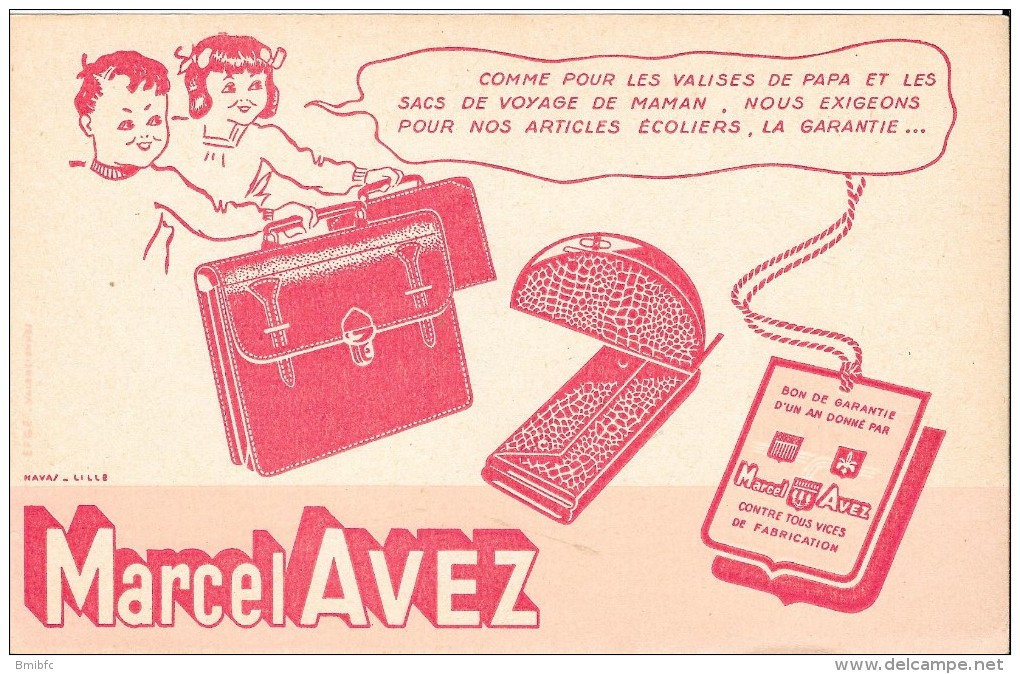 Comme Pour Les Valises De Papa Et Les Sacs De Voyage De Maman....garantie MARCEL AVEZ - A