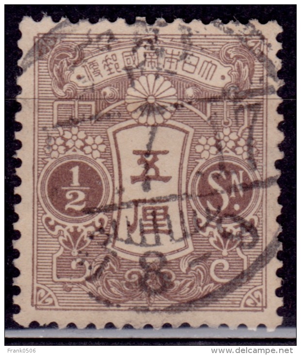 Japan 1908, Scott# 115, 1/2s, Used - Usati