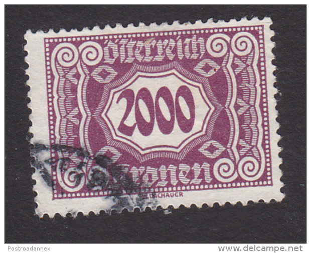 Austria, Scott #J128, Used, Postage Due, Issued 1922 - Taxe