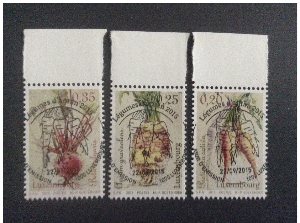 LUXEMBURG LUXEMBOURG 2015 &#10070; Serie Pflanzen Gemüse - Plantes Végétales &#10070; - Used Stamps
