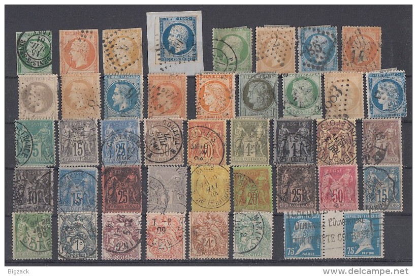 Frankreich Lot Klassik Gestempelt Ansehen !!!!!!!!!!!!!!!!!!!!!!! - Lots & Kiloware (mixtures) - Max. 999 Stamps