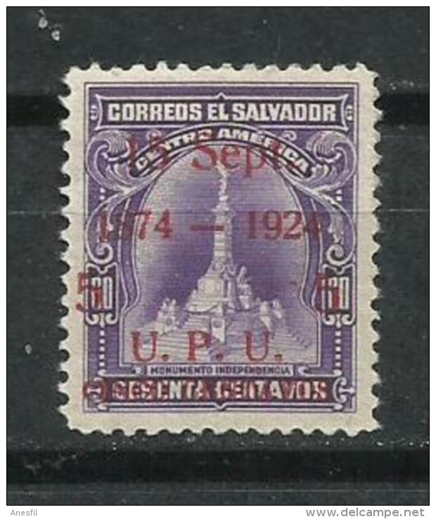El Salvador.1924_Cincuentenario De La Unión Postal Universal. - El Salvador