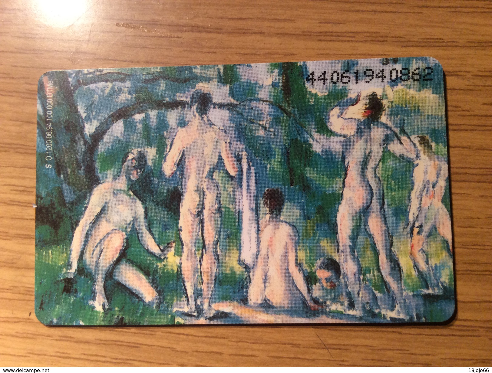 O 1200 / 1994  Naked Women And Men Bathing ( Painting From Paul Cezanne ) - O-Series : Séries Client