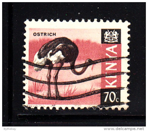 Kenya Used Scott #28 70c Ostrich - Kenya (1963-...)