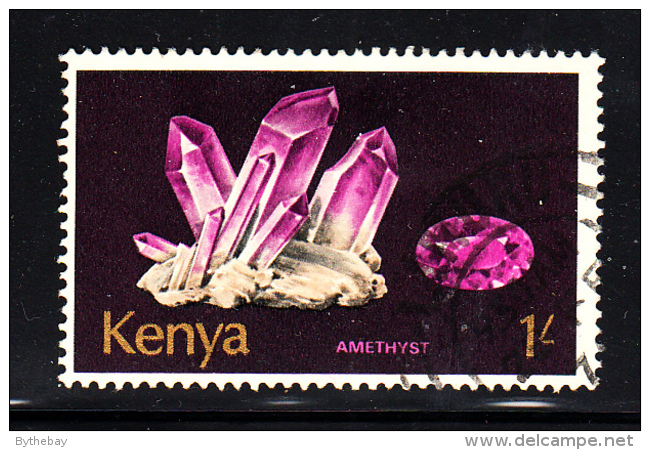 Kenya Used Scott #105 1sh Amethyst - Kenya (1963-...)