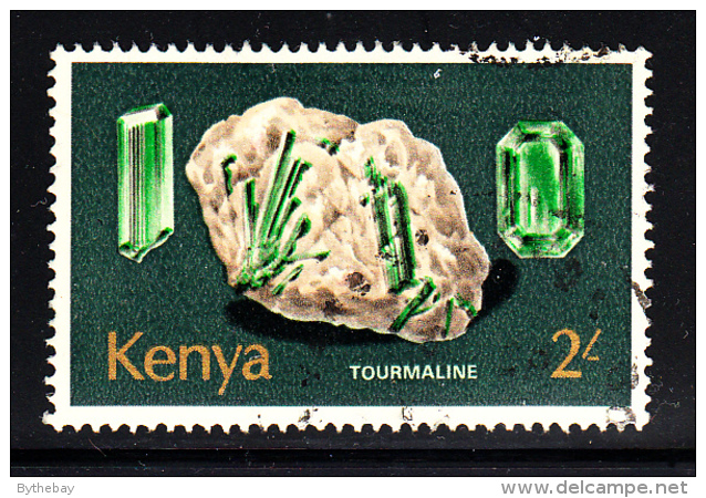 Kenya Used Scott #107 2sh Tourmaline - Kenya (1963-...)