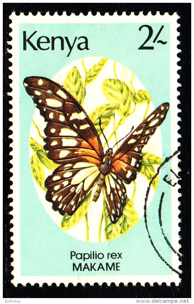 Kenya Used Scott #431 2sh Papilio Rex - Kenya (1963-...)