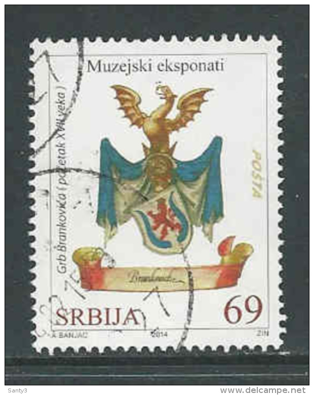 Servie, Mi 566 Jaar 2014, Gestempeld, Zie Scan - Serbia