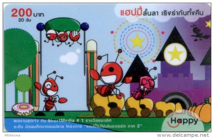 Mobilecard Thailand - Happy - Comic - Ameisen ( 2 ) - Thailand