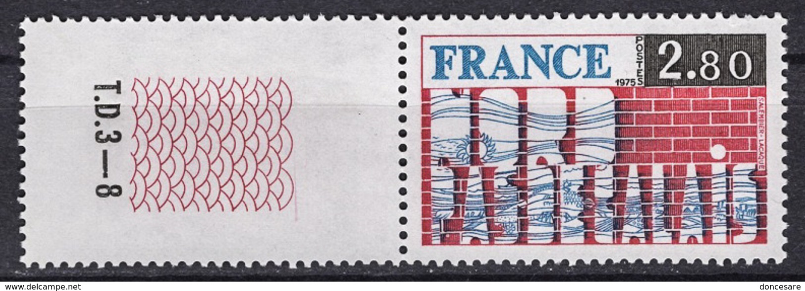 FRANCE 1975 - Y.T. N° 1852   - NEUF** - Ongebruikt