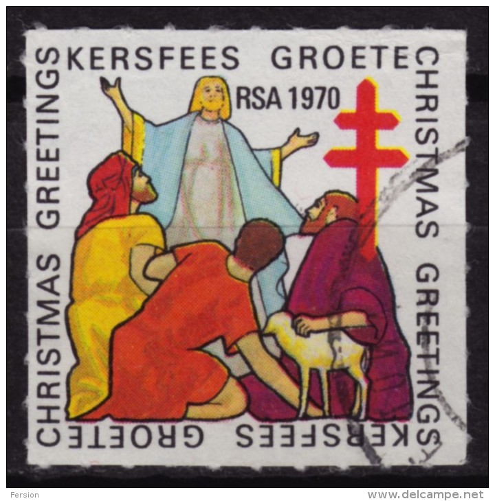 South Africa RSA / TBC Tuberculosis / Christmas / Charity Stamp - Label Cinderella Vignette - Jesus - Krankheiten