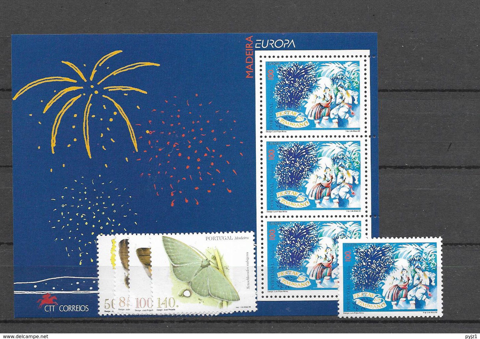 1998 MNH Madeira Year Complete, Postfris - Madeira