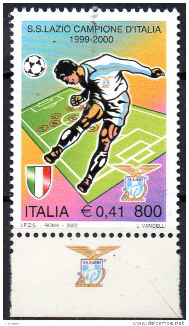 PIA -  ITALIA -  2000  : Campionato Italiano Di Calcio 1999-2000 - Scudetto Alla Lazio -   (SAS  2482) - Neufs