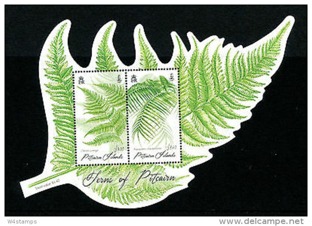 Pitcairn Islands 2016 MNH Ferns Of Pitcairn 2v M/S Plants Flora Stamps - Sonstige & Ohne Zuordnung