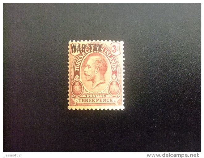 Turks And Caicos Islands 1917 - 19 GEORGE V Yvert N &ordm;  73 * MH - Turks & Caicos (I. Turques Et Caïques)