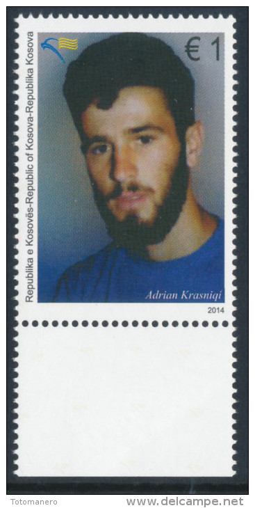 REPUBLIC OF KOSOVO 2014 Adrian Krasniqi 1v** - Kosovo