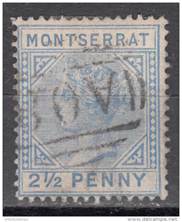 MONTSERRAT    SCOTT NO. 8    USED    YEAR  1884 - Montserrat