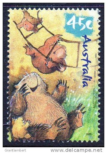 Australia 2001 Wild Bush Babies 45c Wombat Used  SG 2148 - Usados