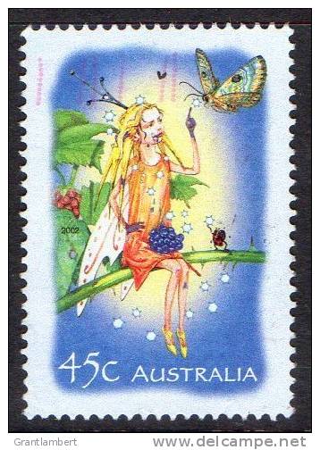 Australia 2002 The Magic Rainforest - 45c Fairy On Branch Used - Used Stamps