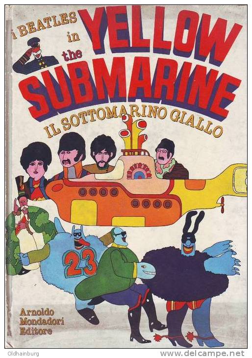 B001: Beatles In The Yellow Submarine, Old Comic In Italian Language - Original Editions