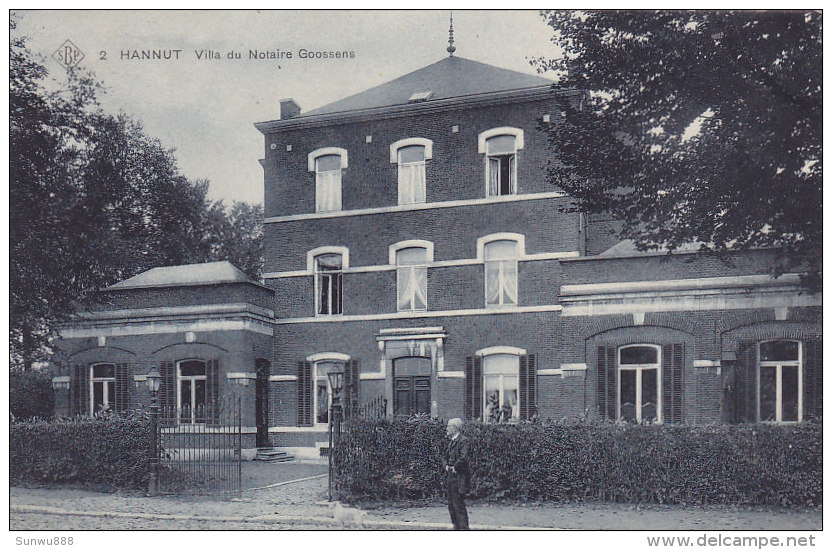 Hannut - Villa Du Notaire Goossens (animée, SBP Nr 2, 1907) - Hannut