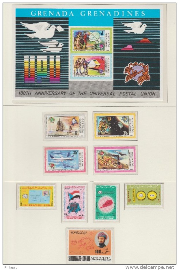 LOT TIMBRES UPU 1974 EN SERIES COMPLETES   **MNH VF    Réf  G464 - U.P.U.