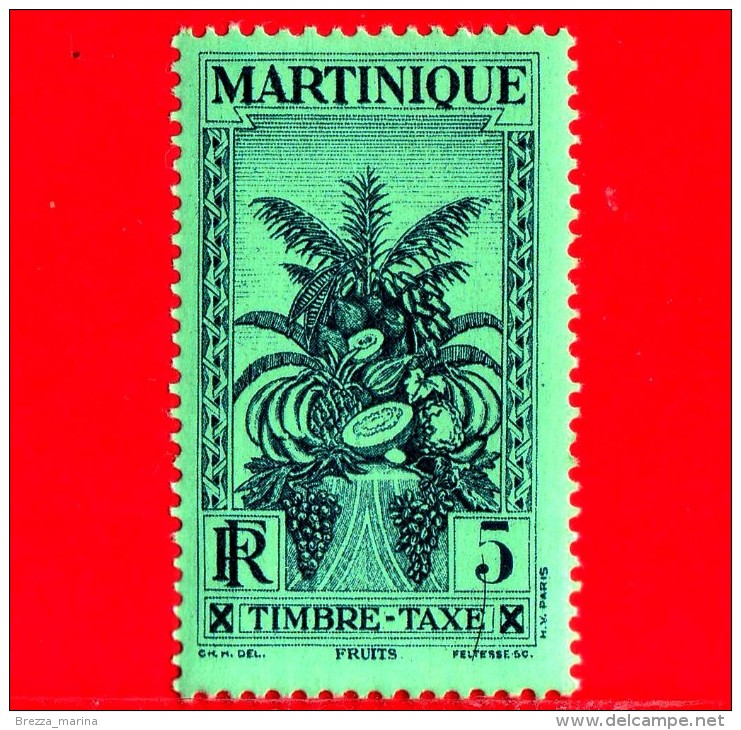 Nuovo - MNH - MARTINICA - 1933 - Frutti Tropicali - Fruits - Segnatasse - 5 - Timbres-taxe