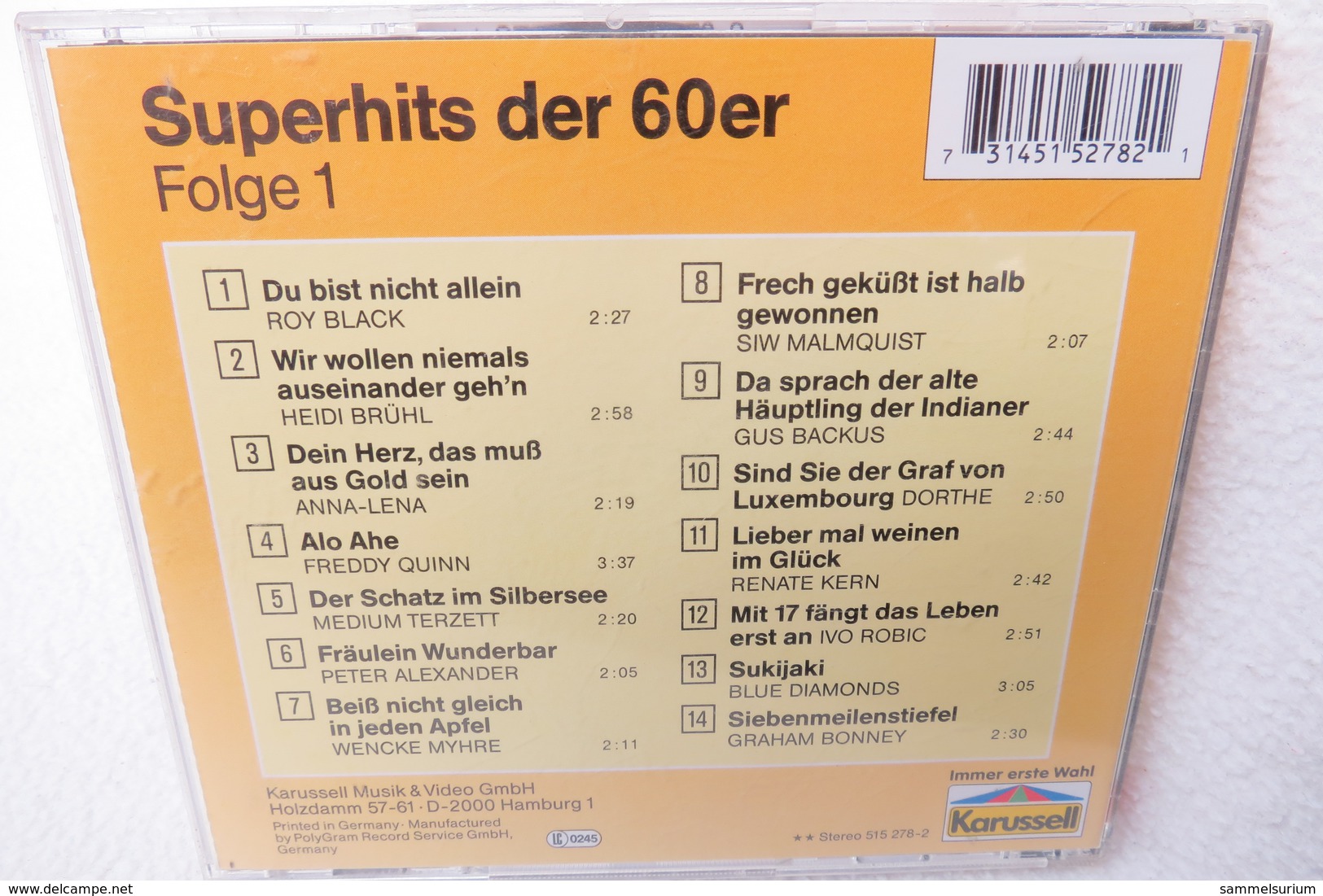 CD "Superhits Der 60er" Folge 1 - Hit-Compilations