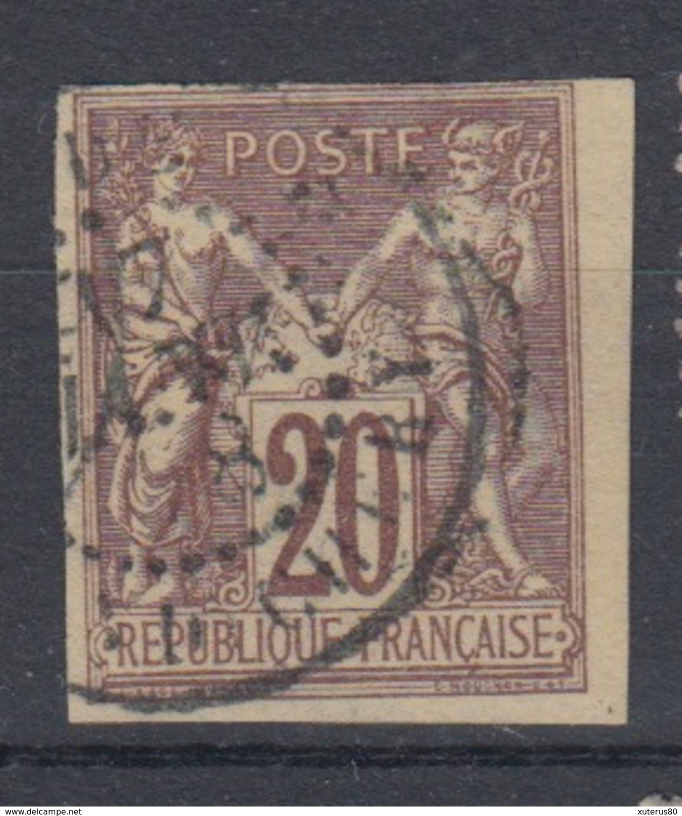 #109# COLONIES GENERALES N° 34 Oblitéré Pondichéry (Inde) - Sage