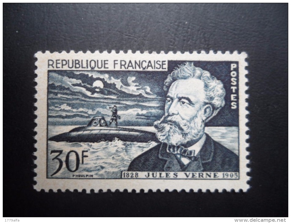 Année 1955 N° 1026 Neuf * Jules Verne - Unused Stamps