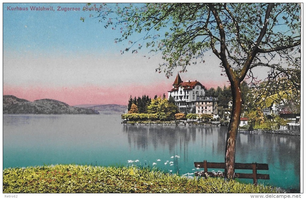 WALCHWIL &#8594; Kurhaus Walchwil Am Zugersee, Ca.1920 - Walchwil