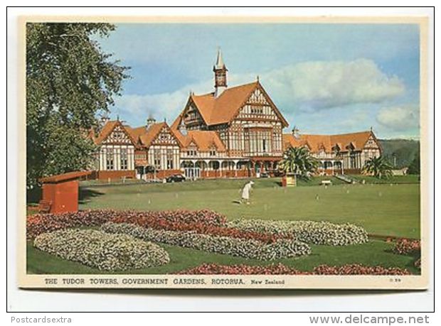 New Zealand - Rotorua - Tudor Towers, Croquet Lawn, Government Gardens - Other & Unclassified