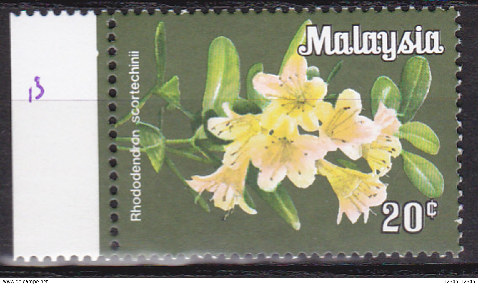 Maleisië 1979, Postfris MNH, Flowers - Maleisië (1964-...)