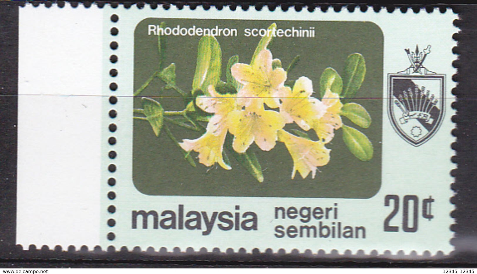 Maleisië ( Negeri Sembilan ) 1979, Postfris MNH, Flowers - Maleisië (1964-...)