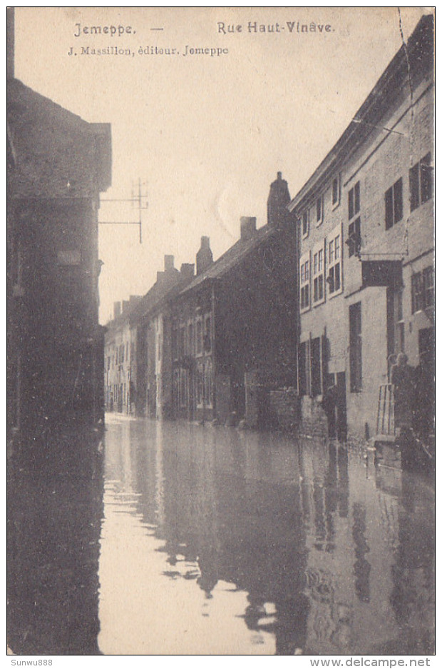 Jemeppe - Rue Haut-Vinâve (Edit. J. Massillon, Inondations) - Seraing