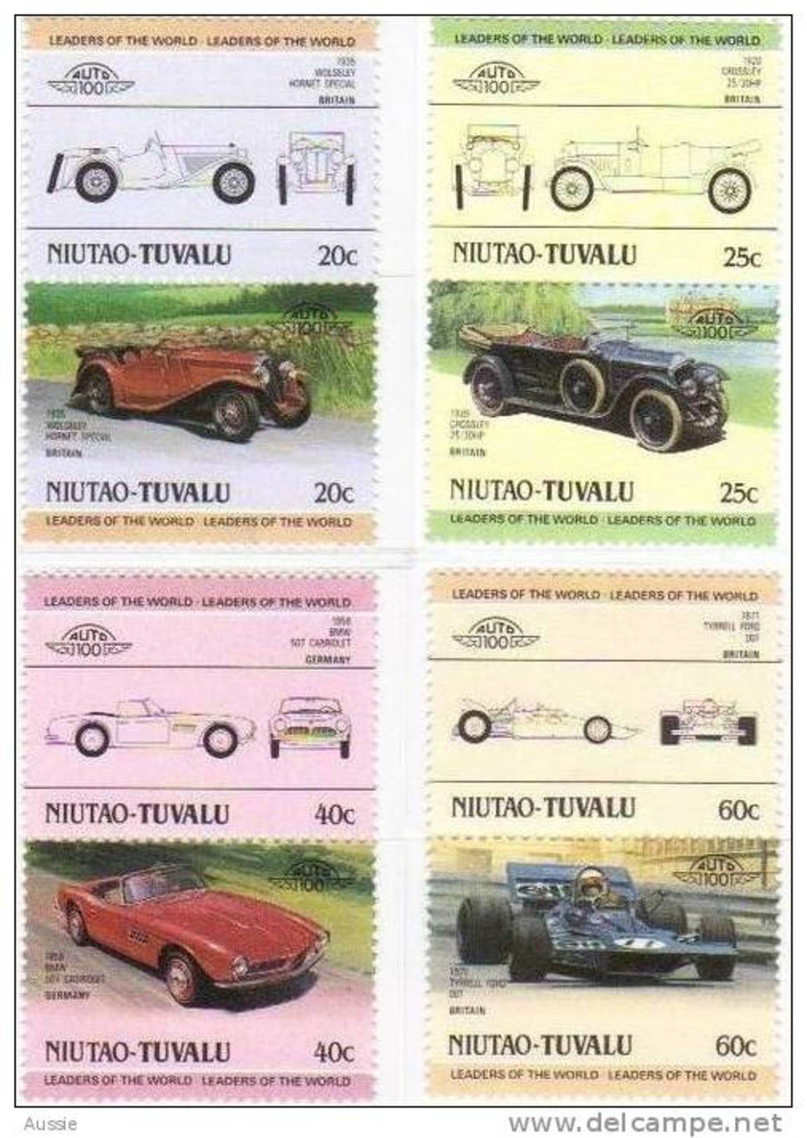 Tuvalu Niutao *** MNH  Auto´ S Voitures - Voitures