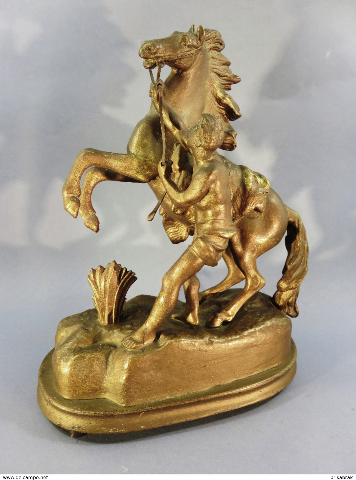 CHEVAL DE MARLY + Coustou Marly Le Roi Sculpture Equitation Statue - Autres & Non Classés