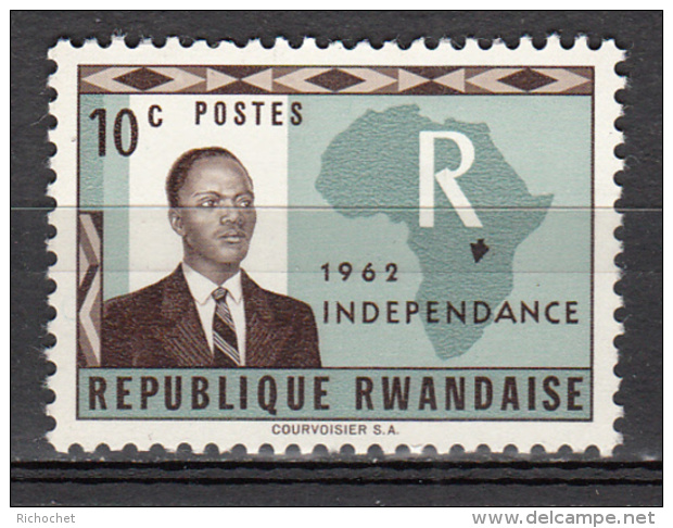 République Rwandaise  1 ** - Ungebraucht